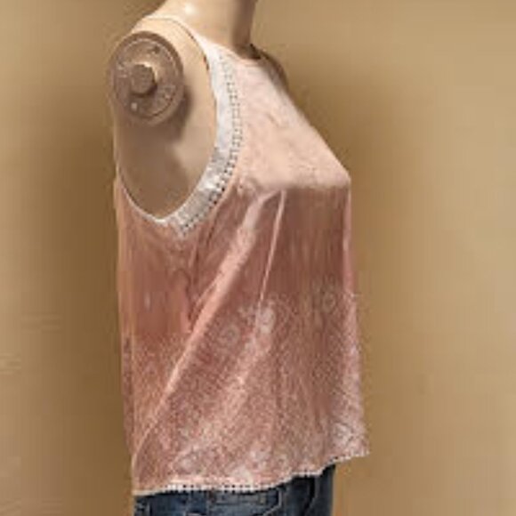 NWT Mudd ombre light dusty pink women's tank top - Size: Small - Picture 3 of 7